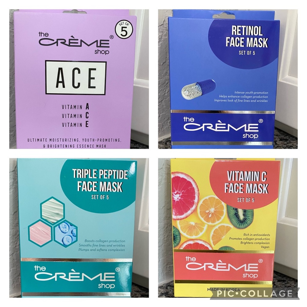 The Creme Shop face masks